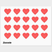 Sticker Cœur Points Blancs (Feuille)