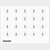 Sticker Cœur Poison de Shamrock (Feuille)