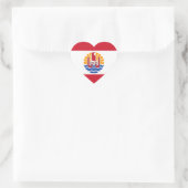 Sticker Cœur polynésie française (Sac)