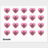 Sticker Cœur Pomegranate Heart LOVE Valentine (Feuille)