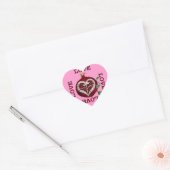 Sticker Cœur Pomegranate Heart LOVE Valentine (Enveloppe)
