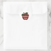 Sticker Coeur Pomme Rouge Soins (Sac)