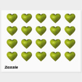 Sticker Cœur Pomme verte (Feuille)