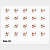 Sticker Cœur Pompier (Feuille)