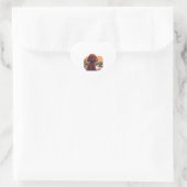 Sticker Cœur Poodle de jouet mignon (Sac)