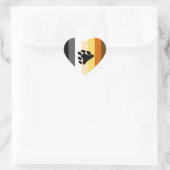 STICKER CŒUR PORTEZ FIDE STRIPEE PAW VERTICAL (Sac)