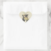 Sticker Cœur Posh Chats Mariage Ivory (Sac)