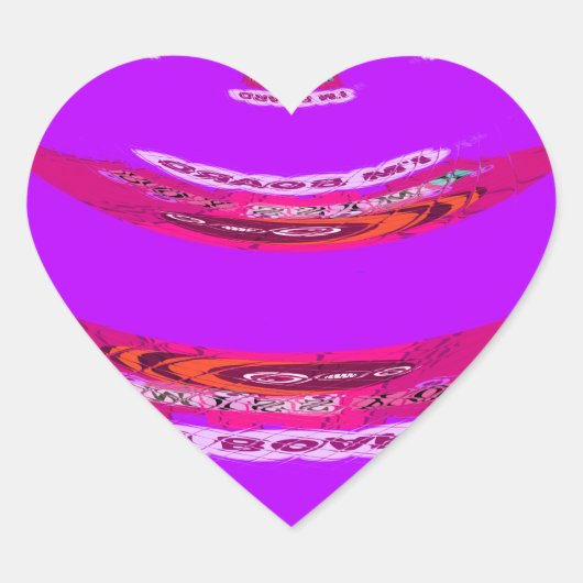 Sticker Cœur Pour drôle, je me manque de toi (Devant)