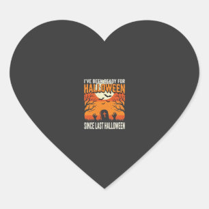 Sticker Cœur Prêt pour la conception de cimetière d'Halloween_1