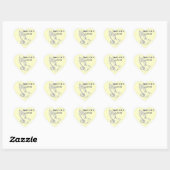 STICKER CŒUR PRIER (Feuille)