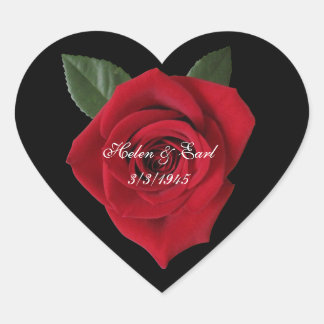 Sticker Cœur Produit d'adresse d'étiquette d'autocollant de cœu