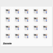 Sticker Cœur Professeur A Plus (Feuille)