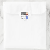 Sticker Cœur Professeur A Plus (Sac)