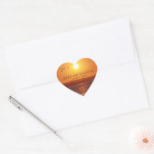 Sticker Cœur Proz ALAVANT #PACIFIC OCEAN_Sunset_Invitations (Enveloppe)