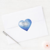 Sticker Cœur Psaume 91:11 (Enveloppe)