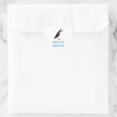Sticker Cœur Puffin arctique (Sac)