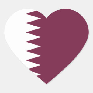 Sticker Cœur qatar