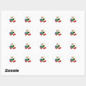 Sticker Cœur Quatre As (Feuille)