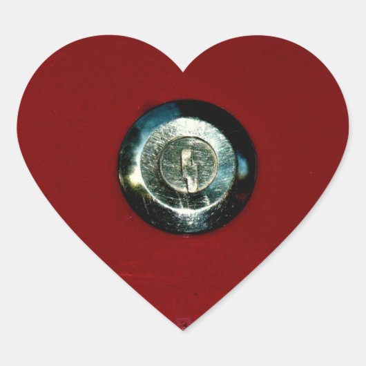Sticker Cœur Qui A La Clé ? (Devant)