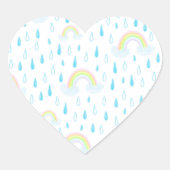 Sticker Cœur Rainbow Dreams (Devant)