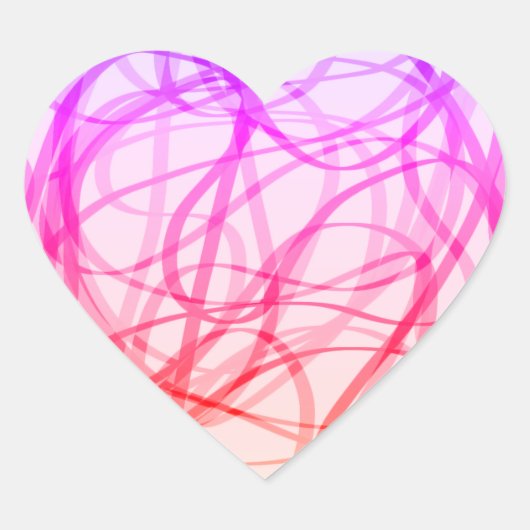 Sticker Cœur Rainbow Rhapsody (Devant)