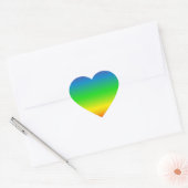 Sticker Cœur Rainbows ! Montre Ton Amour ! (Enveloppe)