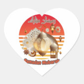 STICKER CŒUR RAMADAN MUBARAK (Devant)