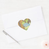Sticker Cœur Rats (Enveloppe)