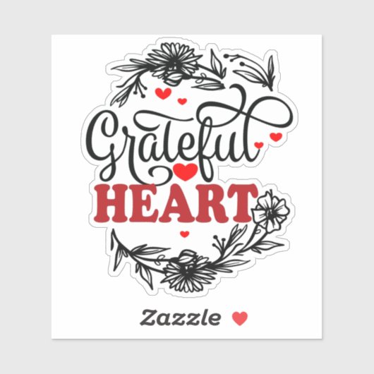 STICKER COEUR RECONNU (Feuille)