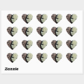 Sticker Cœur Recyclé Cameo (Feuille)