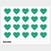 STICKER CŒUR RECYCLE ENFANTS (Feuille)