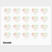 Sticker Cœur Red Yellow Blush Tie (Feuille)