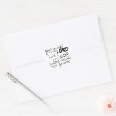 Sticker Cœur Remerciements (Enveloppe)