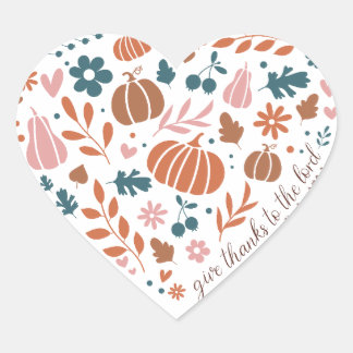 Sticker Cœur Remerciements au chevalier du seigneur