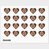 Sticker Cœur rencontrer joe white (Feuille)