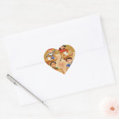 Sticker Cœur Retour à l'école - (Enveloppe)