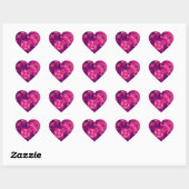 Sticker Cœur Rêve romantique (Feuille)