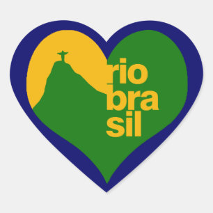 Sticker Cœur rio 2014 brasil