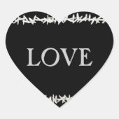 Sticker Cœur Riz Blanc (Devant)