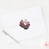 Sticker Cœur Rockabilly Very Cherry Shoes (Enveloppe)
