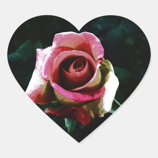 Sticker Cœur rose (Devant)