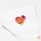 Sticker Cœur Rose (Enveloppe)