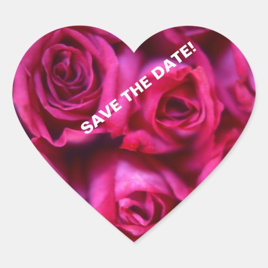 Sticker Cœur Rose (Devant)