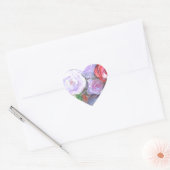 Sticker Cœur Rose (Enveloppe)