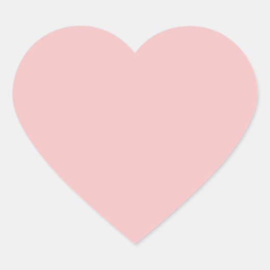 Sticker Cœur Rose bébé (Devant)