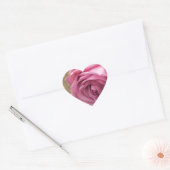 Sticker Cœur Rose douce (Enveloppe)