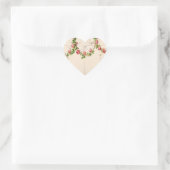 Sticker Cœur Rose français Swag (Sac)