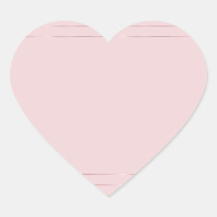 Sticker Cœur Rose Gold Élégant Modèle Vierge Moderne Tendance