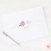 Sticker Cœur Rose - remerciement pour enterrement de vie de jeu (Enveloppe)
