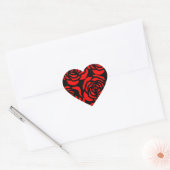 Sticker Cœur rose roux (Enveloppe)